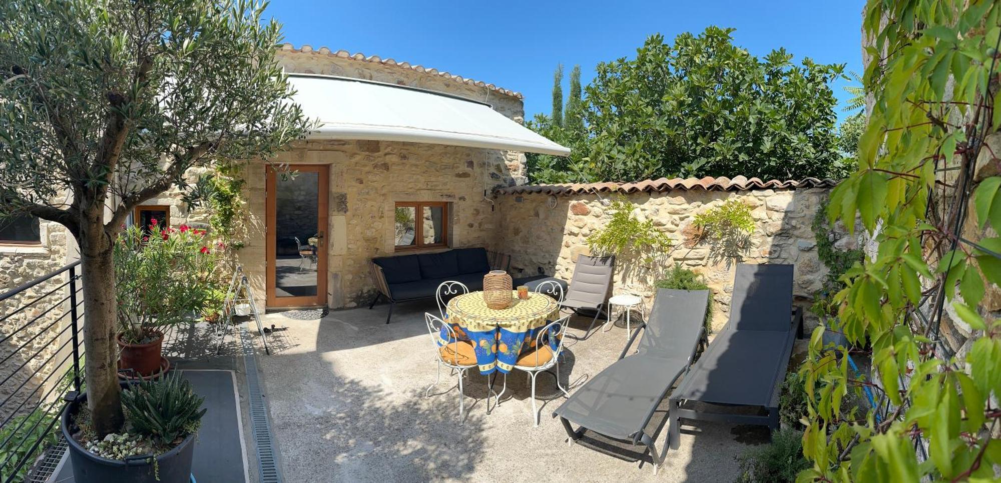 Villa La Sarrasine Aigueze Esterno foto