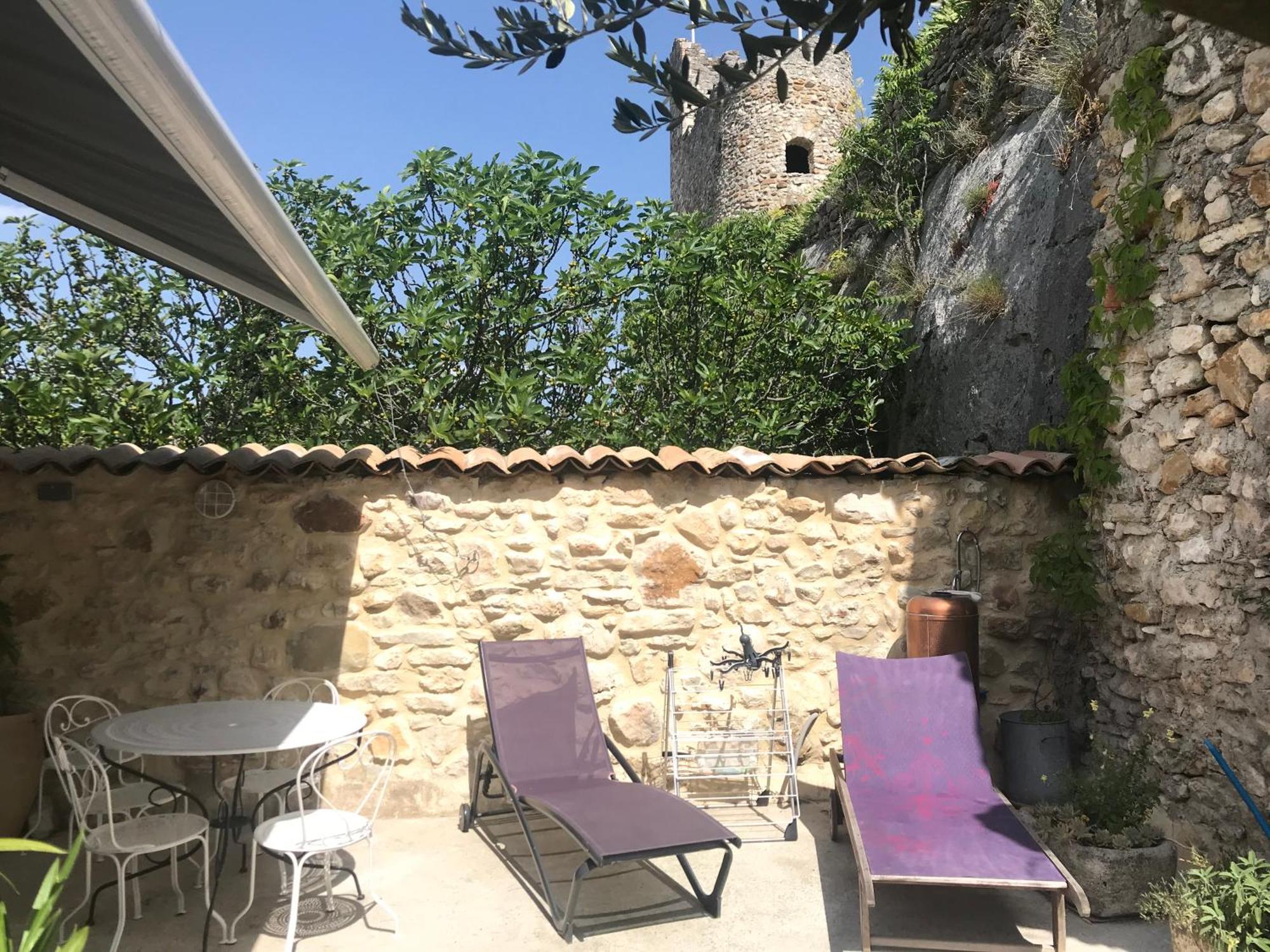 Villa La Sarrasine Aigueze Esterno foto